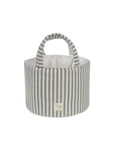 Cesta organizadora Praliné Rayas Matcha 2