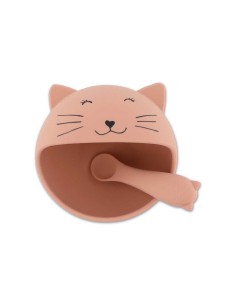 Bol con Ventosa y Cuchara de Silicona Mrs. Cat 2
