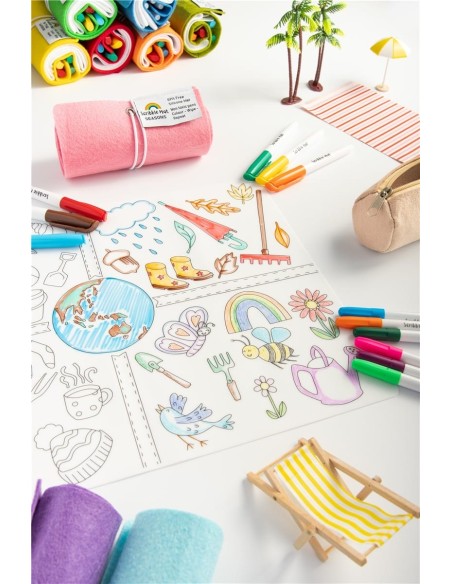 Scribble "Las Estaciones" 6 rotul. Juegaconmigo