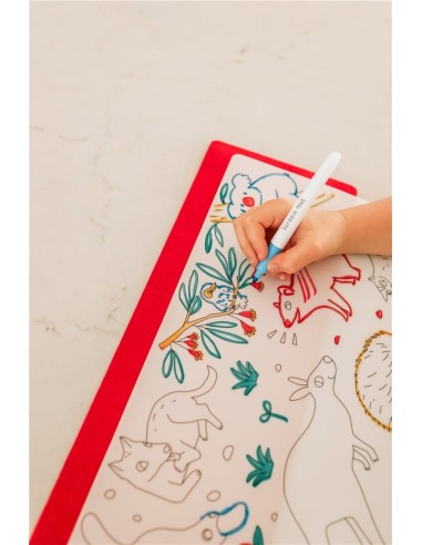 Scribble "Animales Australia" 4 rotul. Juegaconmigo