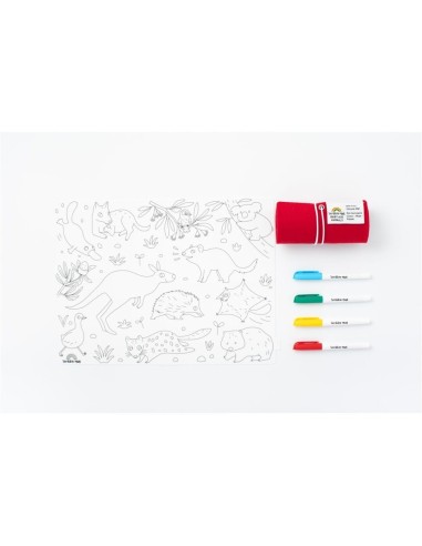 Scribble "Animales Australia" 4 rotul. Juegaconmigo