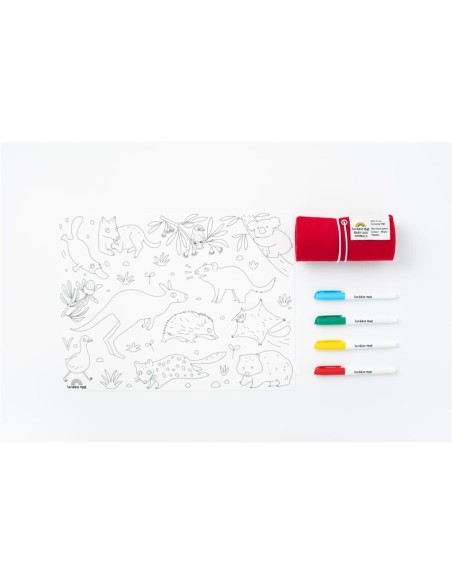 Scribble "Animales Australia" 4 rotul. Juegaconmigo