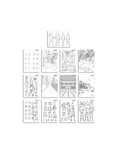 KidyDraw-Pro Azul Manga Juegaconmigo