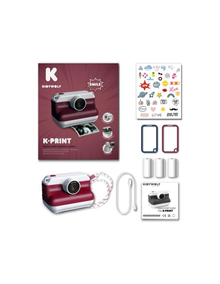 Cámara Infantil de Impresión Térmica K-Print Rood