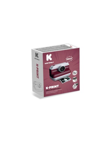 Cámara Infantil de Impresión Térmica K-Print Rood