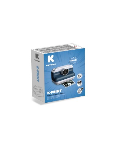 Cámara Infantil de Impresión Térmica K-Print Blue