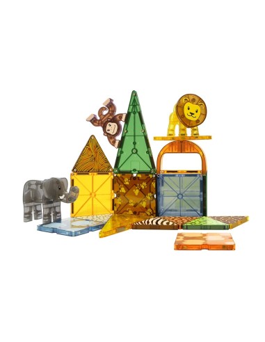 MAGNA-T Safari Animals Set 25pcs Juegaconmigo
