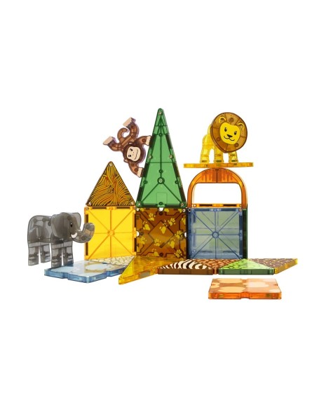 MAGNA-T Safari Animals Set 25pcs Juegaconmigo