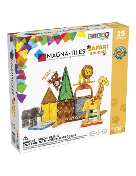 MAGNA-T Safari Animals Set 25pcs Juegaconmigo
