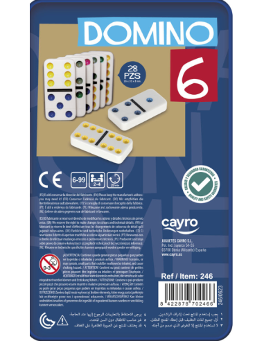 Juego de domino Colores Doble