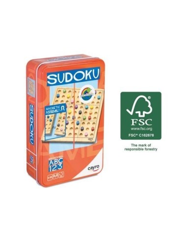 Juego de mesa Sudoku metal box