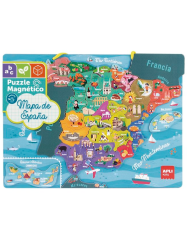 Puzle Magnético España 50 Unidades Apli