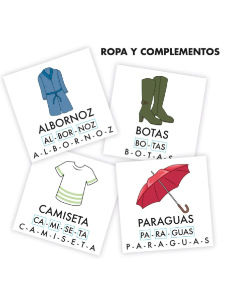 Mi Estuche de Pictos XL Ropa Y Complementos Geu