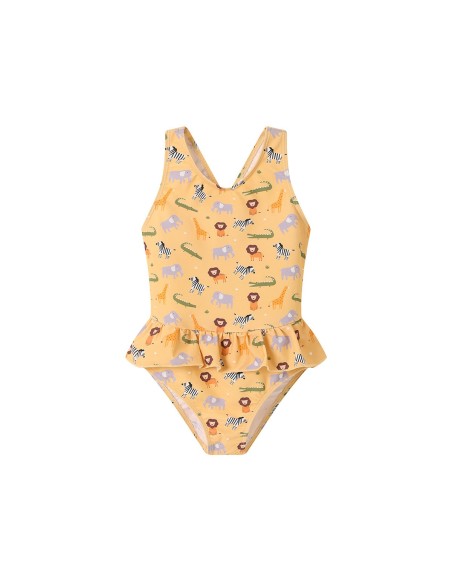 Bañador Cruzado con Volantes Wild Animals