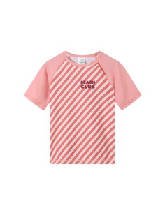 Camiseta Protección Solar Stripes Bloom & Blush
