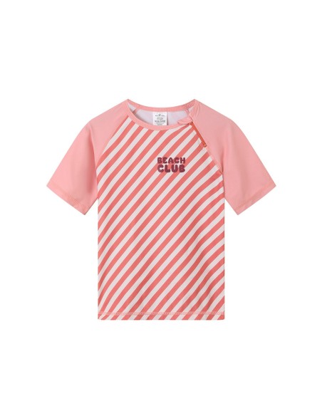 Camiseta Protección Solar Stripes Bloom & Blush