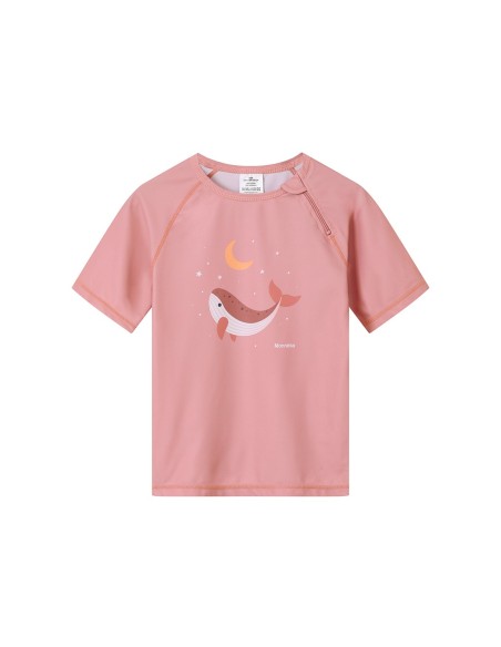 Camiseta Protección Solar Whale Pink