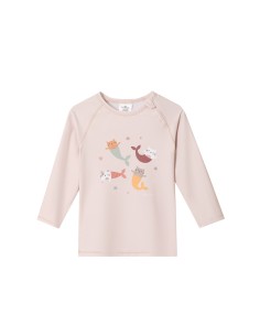 Camiseta Protección Solar Manga Larga Mermaid Cats