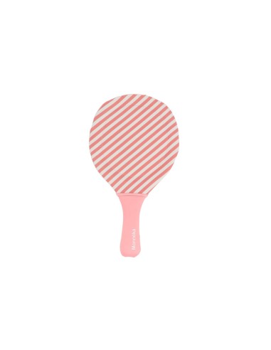 Palas de Playa Neopreno Stripes Bloom & Blush con Pelota