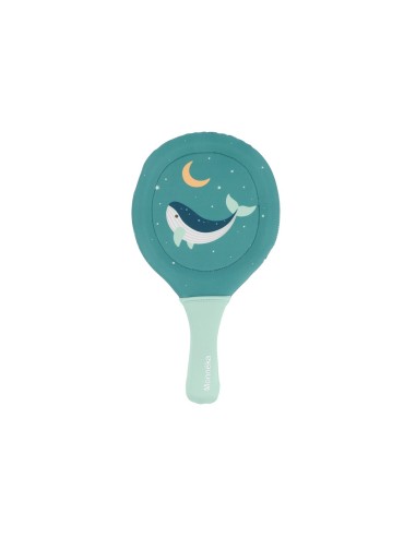Palas de Playa Neopreno Whale Teal con Pelota
