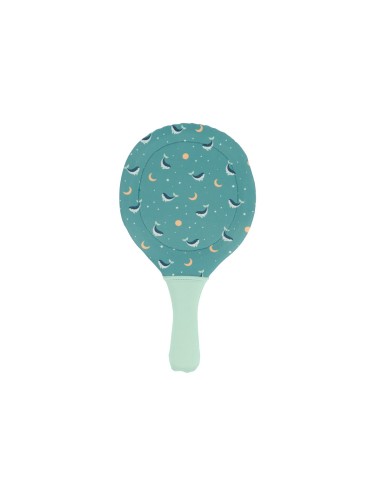 Palas de Playa Neopreno Whale Teal con Pelota