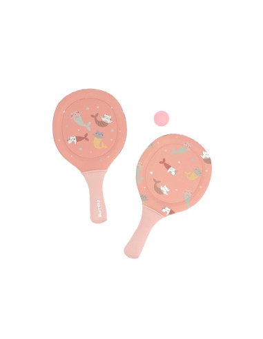 Palas de Playa Neopreno Mermaid Cats con Pelota