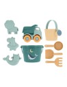 Set de Juguetes de Playa Whale Teal