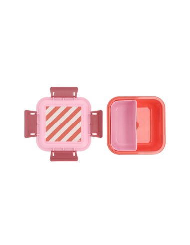 Caja Almuerzo Grande Stripes Bloom & Blush