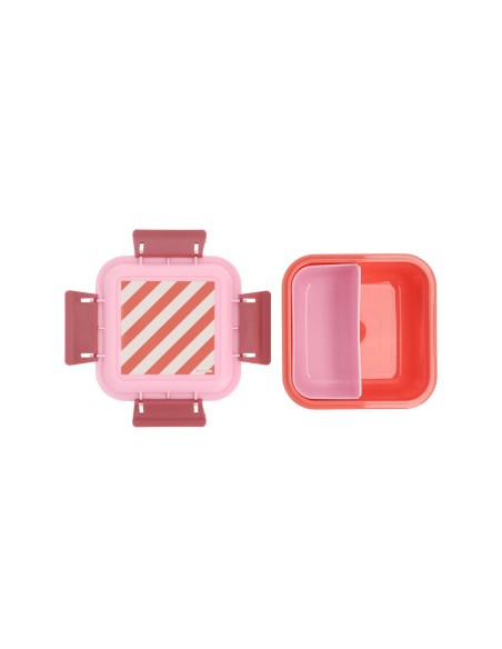 Caja Almuerzo Grande Stripes Bloom & Blush