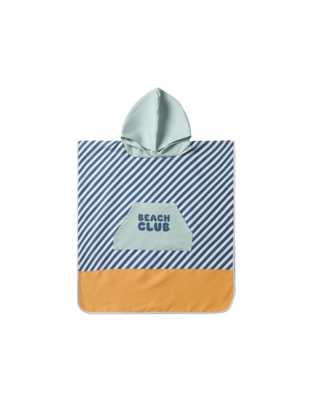 Poncho de Playa Stripes Blues & Beyond