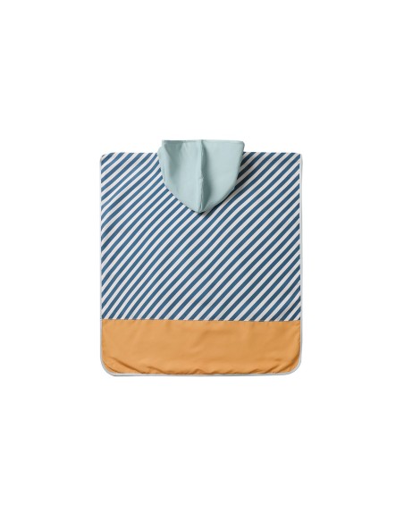 Poncho de Playa Stripes Blues & Beyond