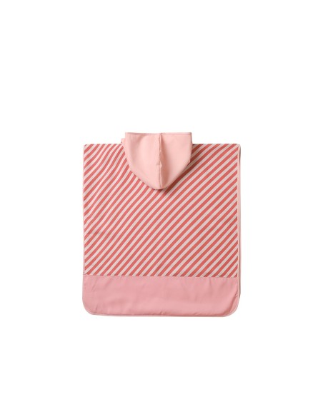 Poncho de Playa Stripes Bloom & Blush