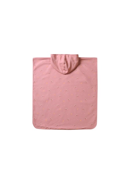 Poncho de Playa Whale Pink