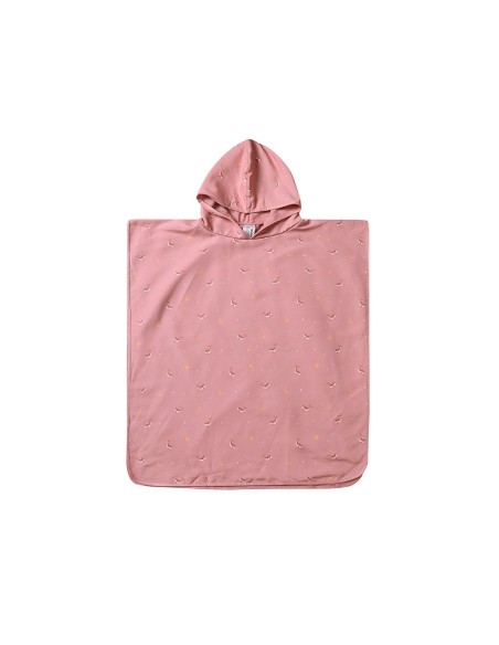 Poncho de Playa Whale Pink