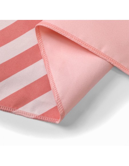 Toalla Playa Microfibra Stripes Bloom & Blush Personalizable