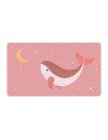 Toalla Playa Microfibra Whale Pink Personalizable