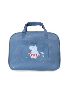 Bolso de Playa con Rejilla Hippos Personalizable