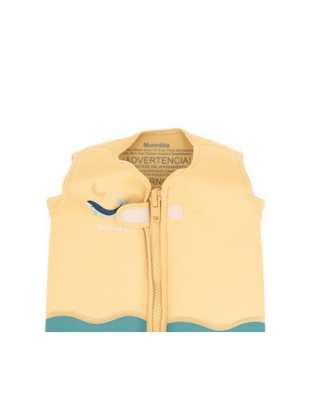 Chaleco Flotador Aprendizaje Whale Teal