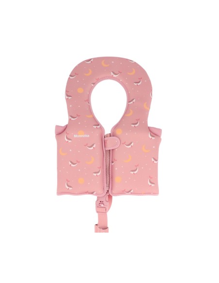 Chaleco Flotador Aprendizaje Whale Pink Talla 1-2 años