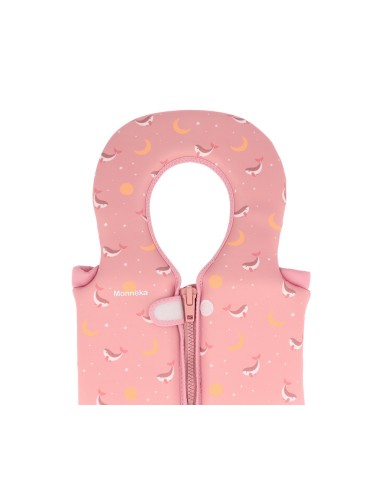 Chaleco Flotador Aprendizaje Whale Pink Talla 1-2 años