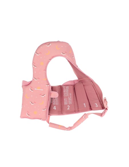 Chaleco Flotador Aprendizaje Whale Pink Talla 1-2 años