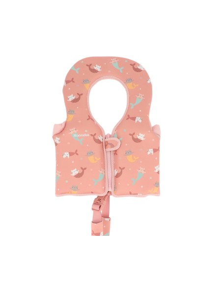 Chaleco Flotador Aprendizaje Mermaid Cats Talla 1-2 años