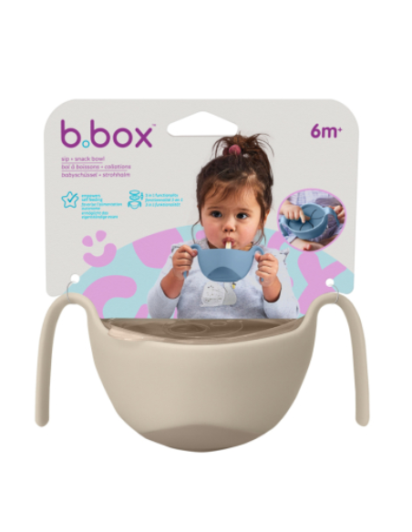 Dispensador merienda 3 en 1 Sip + Snack - Latte