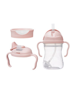 Pack ahorro tazas y vasos bebé 3 en 1 - Blush