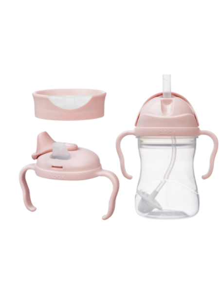 Pack ahorro tazas y vasos bebé 3 en 1 - Blush