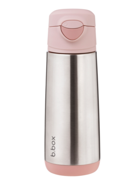 Botella térmica con boquilla y asa 500ml B.Box - Blush Crush