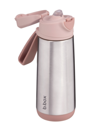 Botella térmica con boquilla y asa 500ml B.Box - Blush Crush
