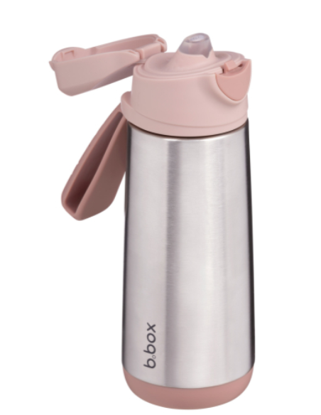 Botella térmica con boquilla y asa 500ml B.Box - Blush Crush