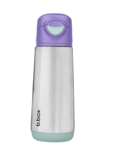 Botella térmica con boquilla y asa 500ml B.Box - Lilac Pop