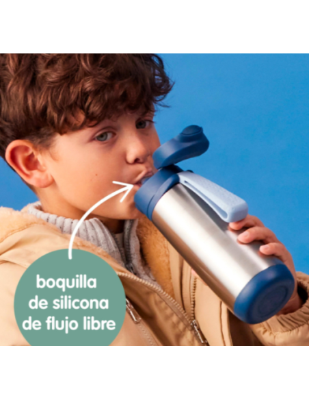 Botella térmica con boquilla y asa 500ml B.Box - Emerald Forest